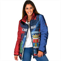 Personalized Costa Rica Cartago Province Padded Jacket Brumosos Hometown - Wonder Print Shop