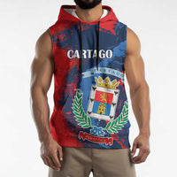 Personalized Costa Rica Cartago Province Sleeveless Hoodie Brumosos Hometown - Wonder Print Shop