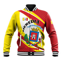 Personalized Costa Rica Heredia Province Baseball Jacket - Wonder Print Shop