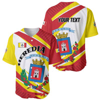 Personalized Costa Rica Heredia Province Baseball Jersey - Wonder Print Shop