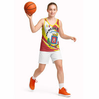 Personalized Costa Rica Heredia Province Basketball Jersey - Wonder Print Shop