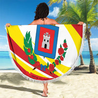 Costa Rica Heredia Province Beach Blanket - Wonder Print Shop