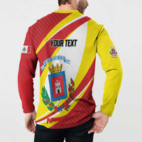 Personalized Costa Rica Heredia Province Button Sweatshirt - Wonder Print Shop