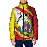 Personalized Costa Rica Heredia Province Padded Jacket - Wonder Print Shop