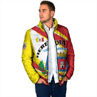 Personalized Costa Rica Heredia Province Padded Jacket - Wonder Print Shop