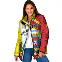 Personalized Costa Rica Heredia Province Padded Jacket - Wonder Print Shop