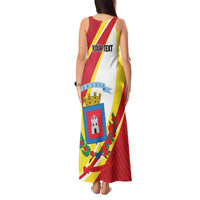 Personalized Costa Rica Heredia Province Tank Maxi Dress - Wonder Print Shop