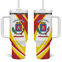 Costa Rica Heredia Province Tumbler With Handle - Wonder Print Shop