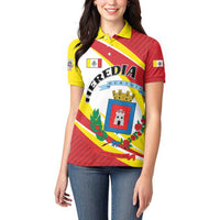 Personalized Costa Rica Heredia Province Women Polo Shirt - Wonder Print Shop