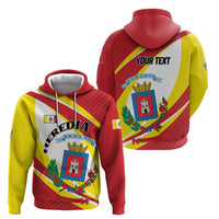 Personalized Costa Rica Heredia Province Zip Hoodie - Wonder Print Shop