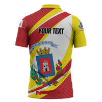 Personalized Costa Rica Heredia Province Zipper Polo Shirt - Wonder Print Shop