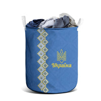 Ukrainian Tryzub Pattern Laundry Basket