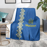 Ukrainian Tryzub Pattern Blanket