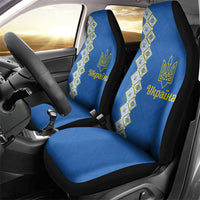Ukrainian Tryzub Pattern Car Seat Cover