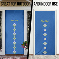 Personalised Ukrainian Tryzub Pattern Door Cover