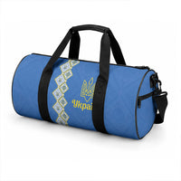 Ukrainian Tryzub Pattern Duffle Bag