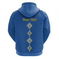 Personalised Ukrainian Tryzub Pattern Hoodie