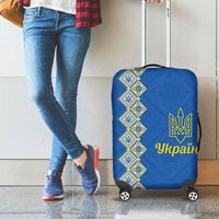 Ukrainian Tryzub Pattern Luggage Cover