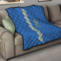 Ukrainian Tryzub Pattern Quilt