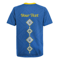 Personalised Ukrainian Tryzub Pattern Rugby Jersey