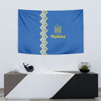 Ukrainian Tryzub Pattern Tapestry