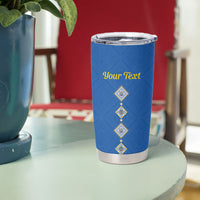 Personalised Ukrainian Tryzub Pattern Tumbler Cup