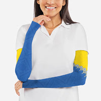 Ukraine Trident Symbol Arm Sleeves Ukrainian Flag Inspired