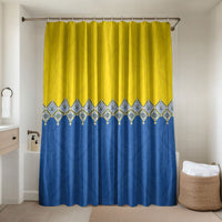 Ukraine Trident Symbol Bathroom Set Ukrainian Flag Inspired