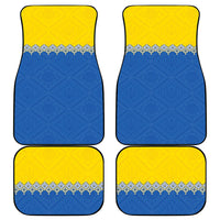 Ukraine Trident Symbol Car Mats Ukrainian Flag Inspired
