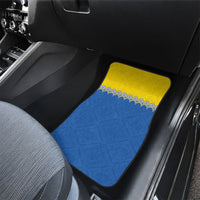 Ukraine Trident Symbol Car Mats Ukrainian Flag Inspired