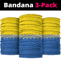 Ukraine Trident Symbol Neck Gaiter Ukrainian Flag Inspired