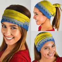 Ukraine Trident Symbol Neck Gaiter Ukrainian Flag Inspired