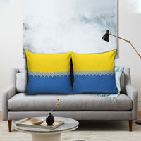 Ukraine Trident Symbol Pillow Cover Ukrainian Flag Inspired