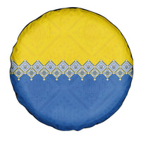 Ukraine Trident Symbol Spare Tire Cover Ukrainian Flag Inspired