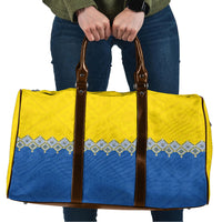 Ukraine Trident Symbol Travel Bag Ukrainian Flag Inspired
