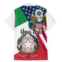 Personalised Italian American Heritage Month Family Matching Mermaid Dress and Hawaiian Shirt - Wonder Print Shop