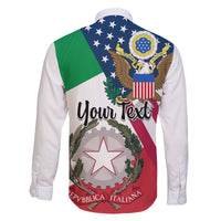 Personalised Italian American Heritage Month Family Matching Puletasi Dress and Hawaiian Shirt - Wonder Print Shop