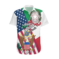 Personalised Italian American Heritage Month Hawaiian Shirt - Wonder Print Shop