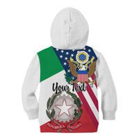 Personalised Italian American Heritage Month Kid Hoodie - Wonder Print Shop