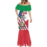 Personalised Italian American Heritage Month Mermaid Dress - Wonder Print Shop