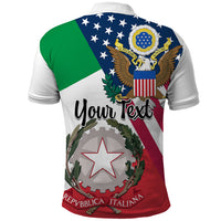 Personalised Italian American Heritage Month Polo Shirt - Wonder Print Shop