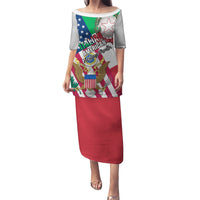 Personalised Italian American Heritage Month Puletasi - Wonder Print Shop