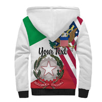 Personalised Italian American Heritage Month Sherpa Hoodie - Wonder Print Shop