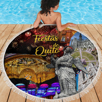 Ecuador Beach Blanket Fiestas de Quito 2023 Unique Version - Wonder Print Shop