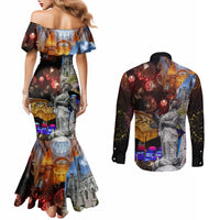 ecuador-couples-matching-mermaid-dress-and-long-sleeve-button-shirt-fiestas-de-quito-2023-unique-version