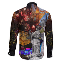 Ecuador Family Matching Long Sleeve Bodycon Dress and Hawaiian Shirt Fiestas de Quito 2023 Unique Version - Wonder Print Shop