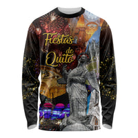 Ecuador Long Sleeve Shirt Fiestas de Quito 2023 Unique Version - Wonder Print Shop