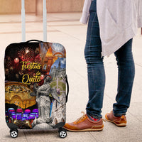 Ecuador Luggage Cover Fiestas de Quito 2023 Unique Version - Wonder Print Shop
