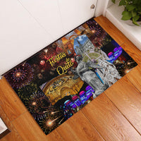 Ecuador Rubber Doormat Fiestas de Quito 2023 Unique Version - Wonder Print Shop