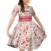 Custom Alabama Christmas Family Matching Mermaid Dress and Hawaiian Shirt Santa Claus Xmas Pattern - Wonder Print Shop
